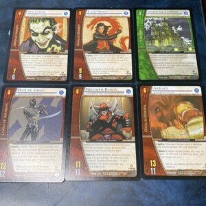 DC VS System 1st Edition Joker Ra’s al Ghul Azrael Lot